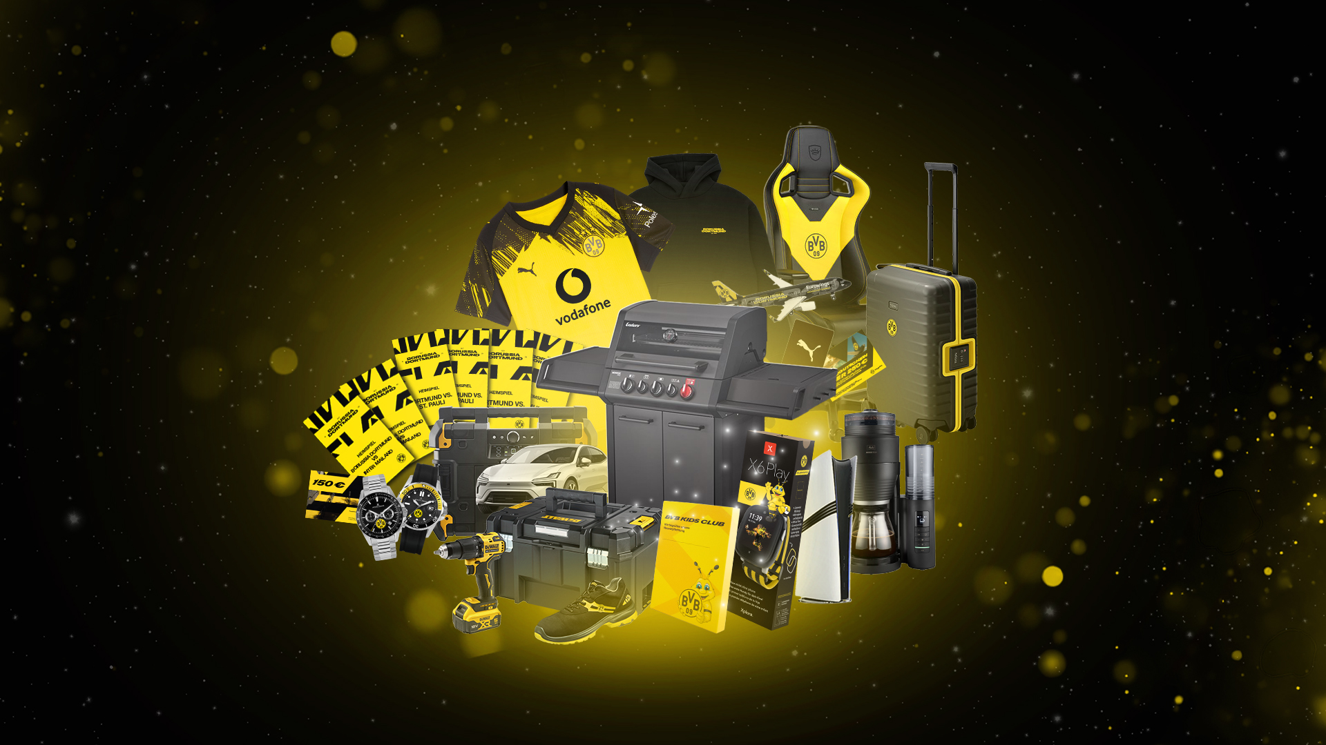 Mögliche Gewinne des BVB-Adventskalenders 2025: Gewinn 1, Gewinn 2, Gewinn 3